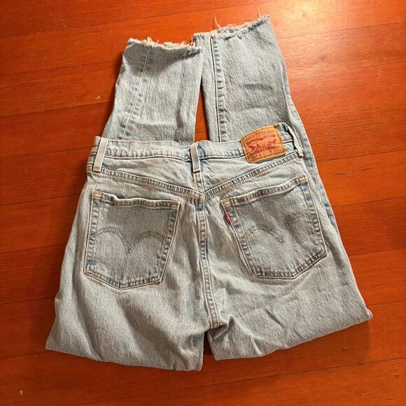 Levi's Denim - Levi's Vintage 501 Womens Light Wash High Rise Straight Leg Jeans 27" waist